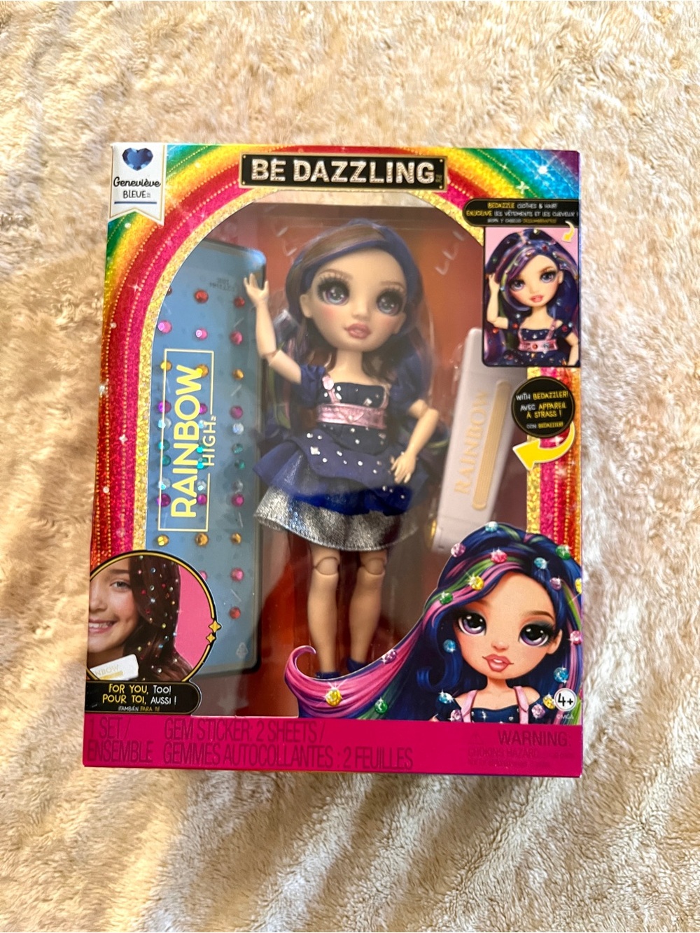 GENEVIEVE BLEUE Be Dazzling Girl's Rainbow High Doll